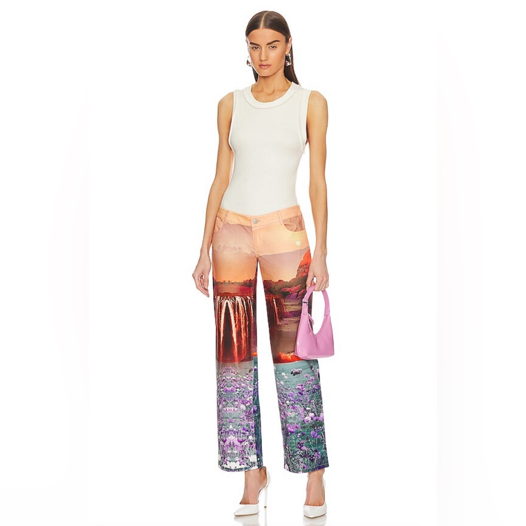 Miaou Atlas Pants In Oasis Print